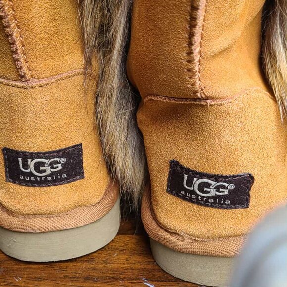 UGG Australis Foxy Suede Shearling UGG Boots size 8 - Picture 8 of 15